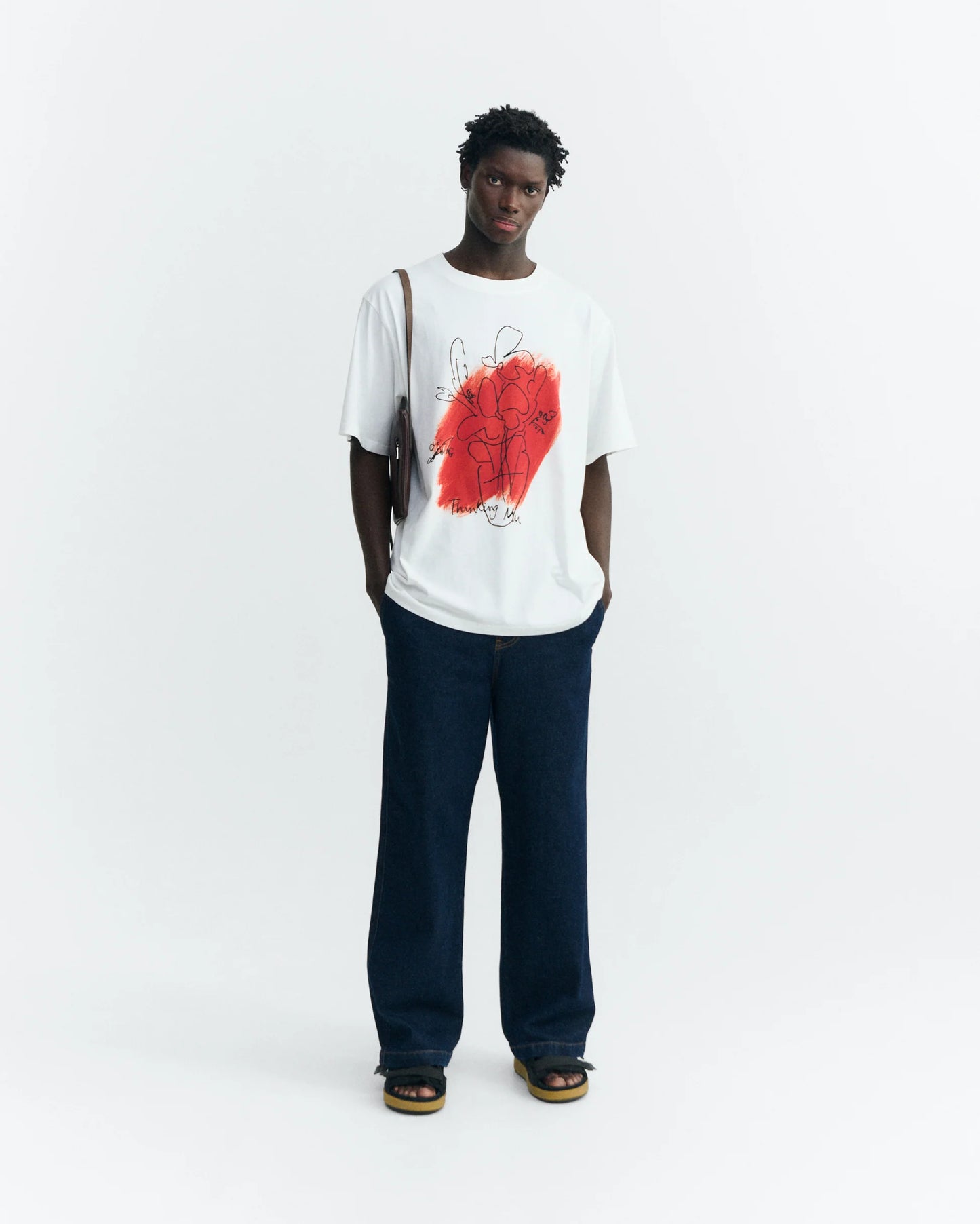 OVERSIZE T-SHIRT FLOWER ERIC - FRONT OF