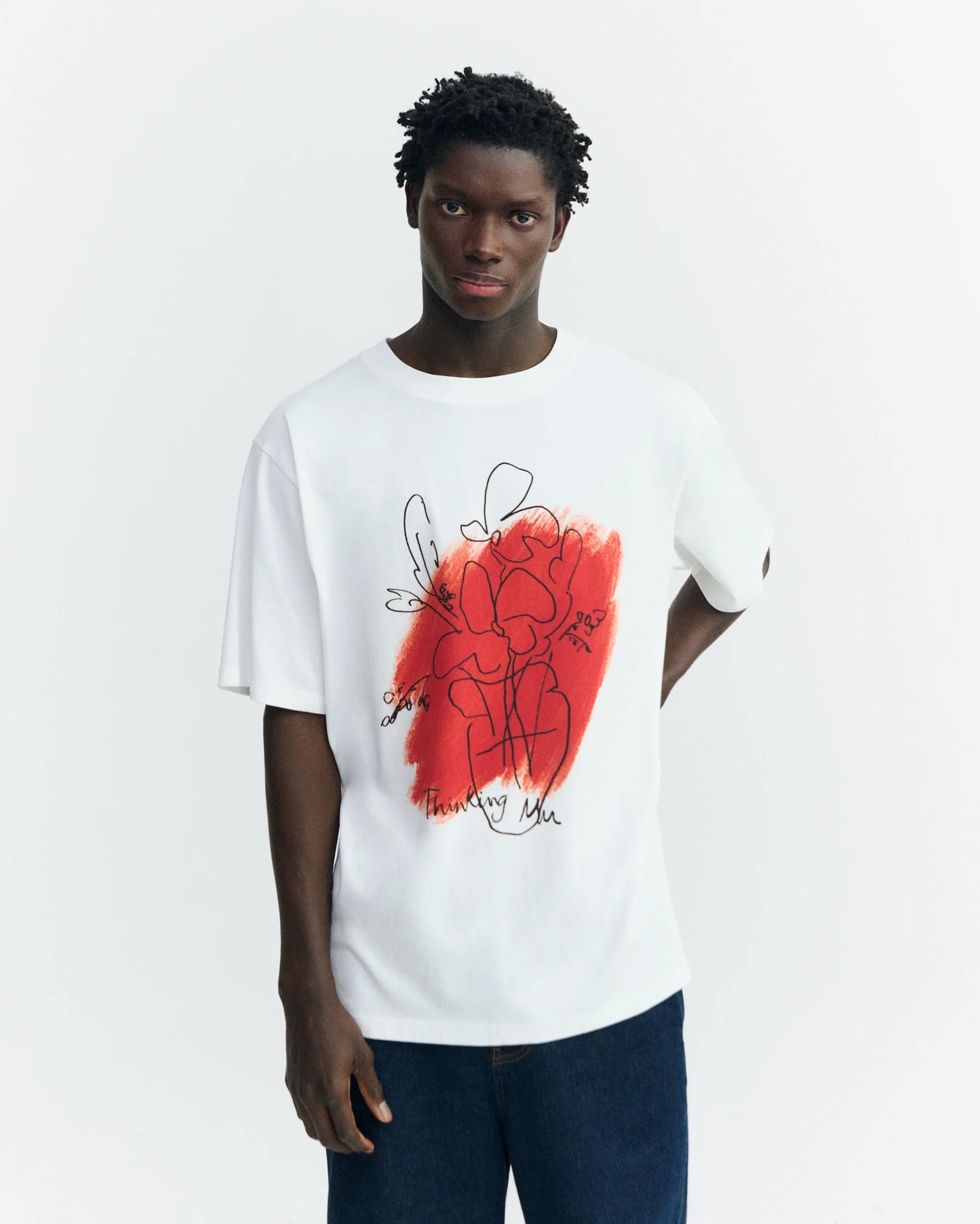 OVERSIZE T-SHIRT FLOWER ERIC - FRONT OF