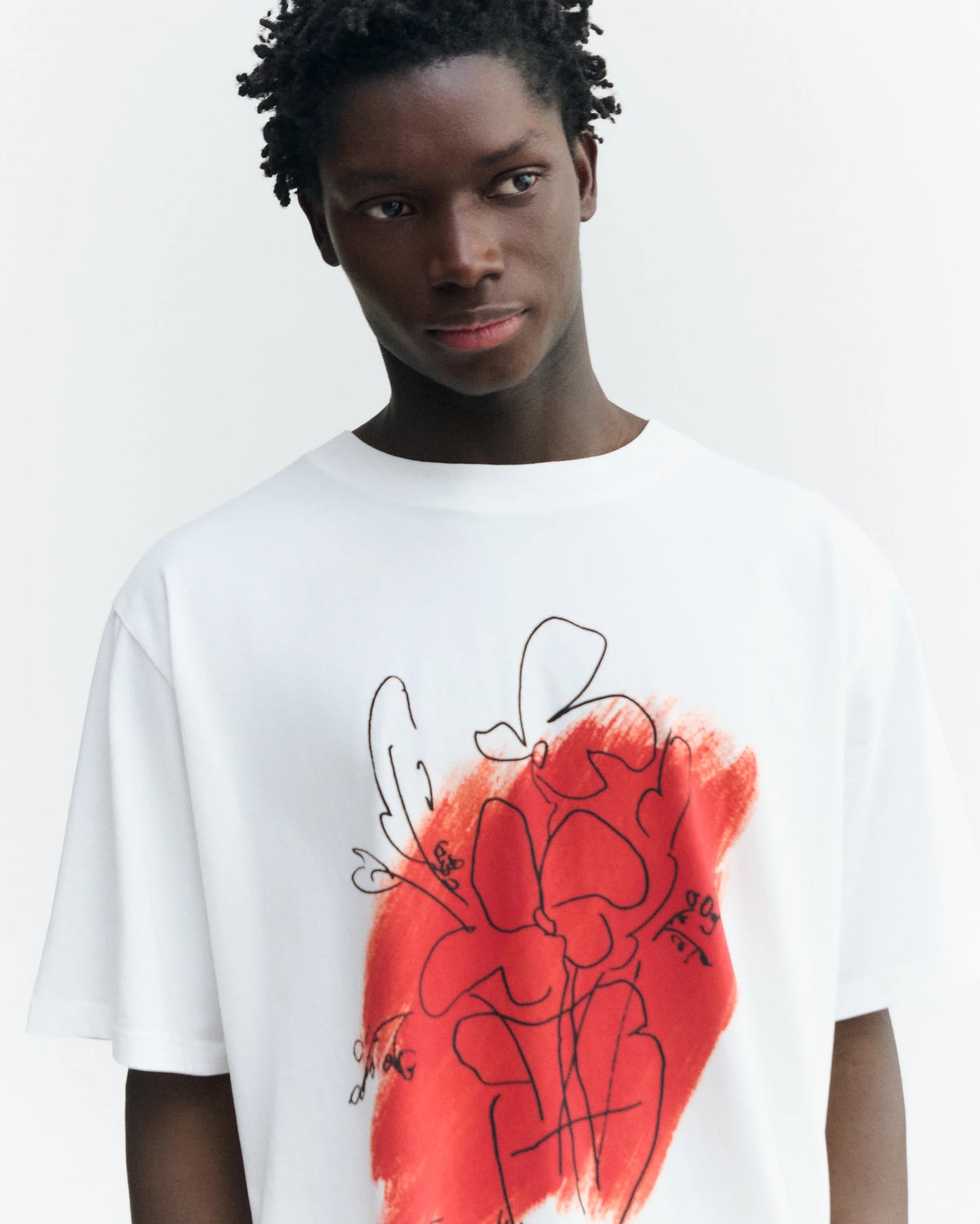 OVERSIZE T-SHIRT FLOWER ERIC - FRONT OF
