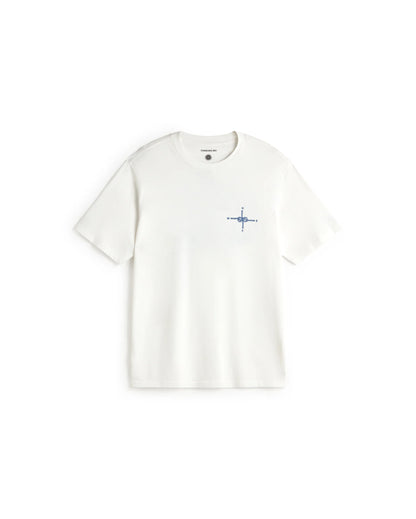 PESCATORE T-SHIRT ZACH WHITE - FRONT OF