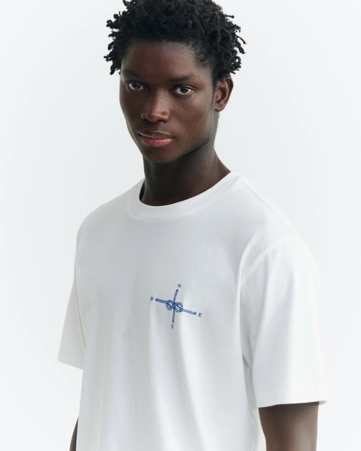 PESCATORE T-SHIRT ZACH WHITE - FRONT OF