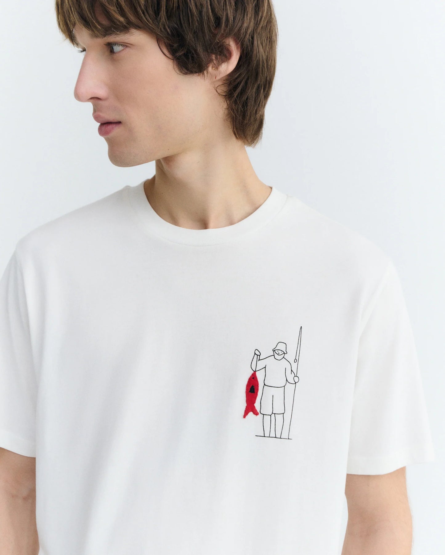 TSHIRT BORDADA FISHERMAN ZACH - FRONT OF