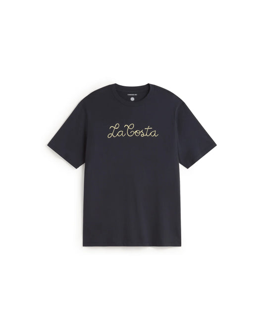 T-SHIRT BORDADA A MANO LA COSTA ZACH - FRONT OF
