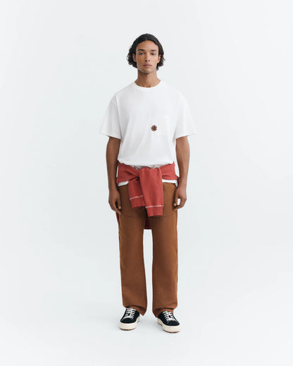 CAMISETA BLANCA BOLSILLO SONNE AARON - FRONT OF