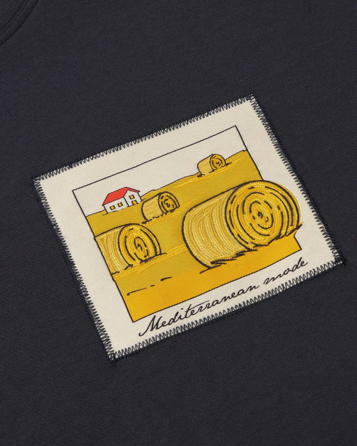 CAMISETA STRAW CAMP AARON NAVY - FRONT OF