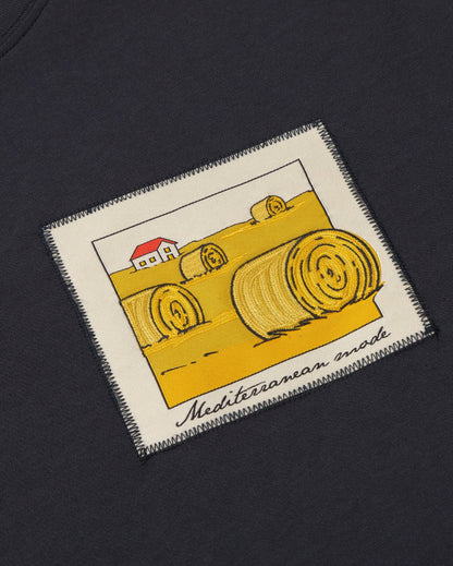 CAMISETA STRAW CAMP AARON NAVY - FRONT OF