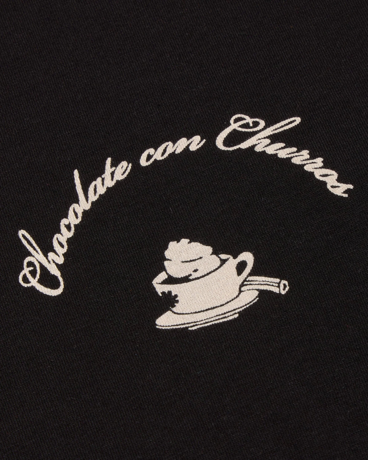 CAMISETA CHURROS ZACH BLACK - FRONT OF