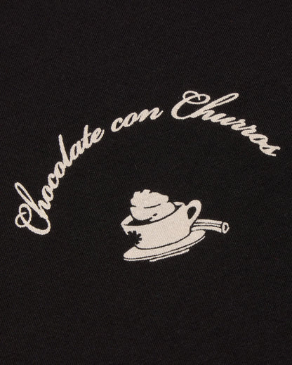 CAMISETA CHURROS ZACH BLACK - FRONT OF