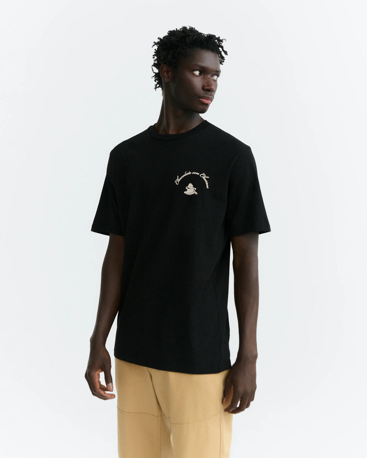 CAMISETA CHURROS ZACH BLACK - FRONT OF