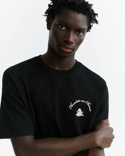 CAMISETA CHURROS ZACH BLACK - FRONT OF