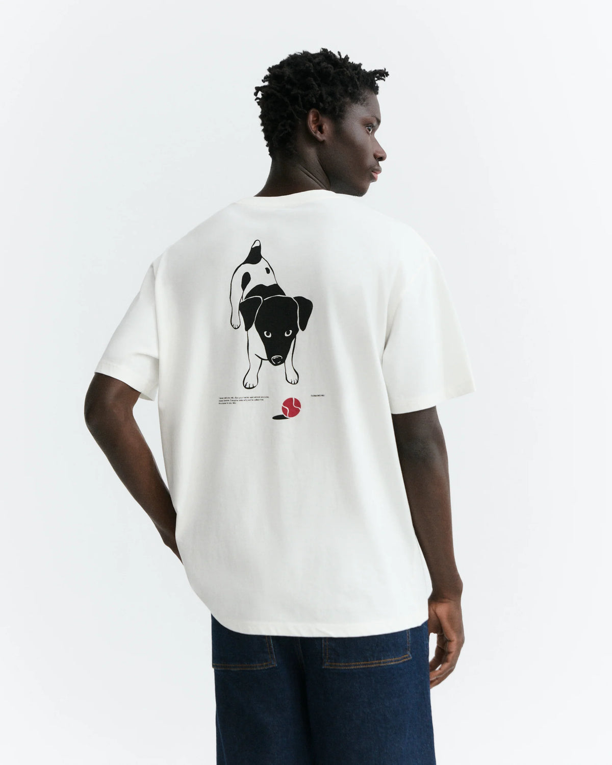 CAMISETA DOG BALL AARON WHITE - FRONT OF