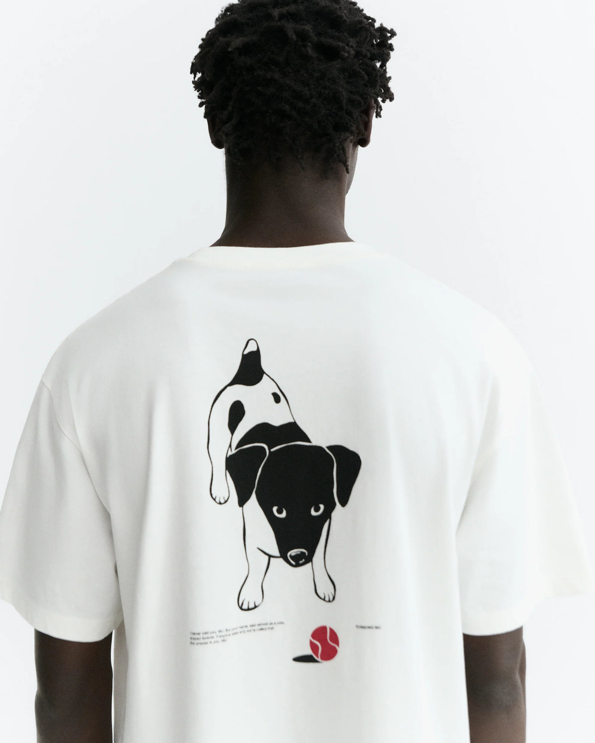 CAMISETA DOG BALL AARON WHITE - FRONT OF