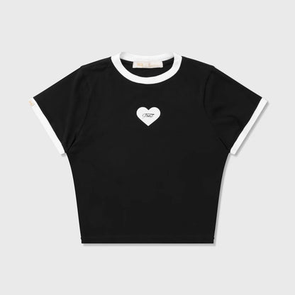 MEMORIES SLIM T-SHIRT BLACK - FRONT OF