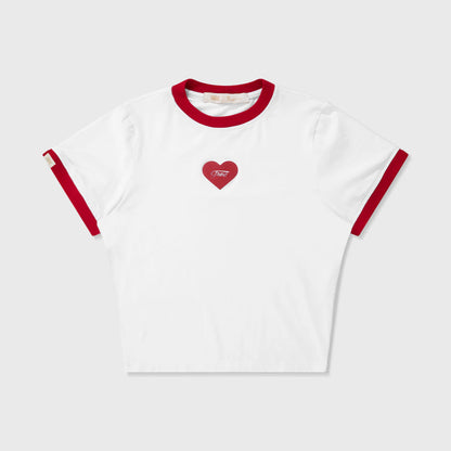 MEMORIES SLIM T-SHIRT WHITE - FRONT OF