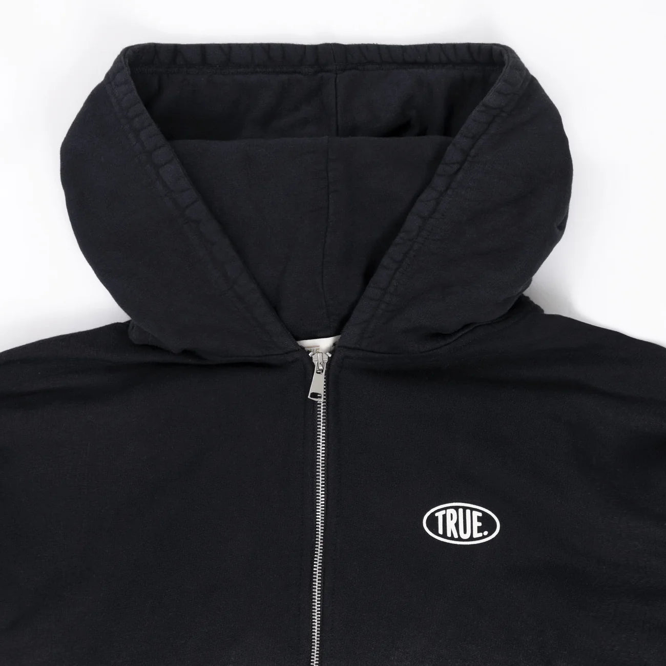 MIDNIGHT DUST HOODIE BLACK - FRONT OF