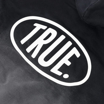 MIDNIGHT DUST HOODIE BLACK - FRONT OF