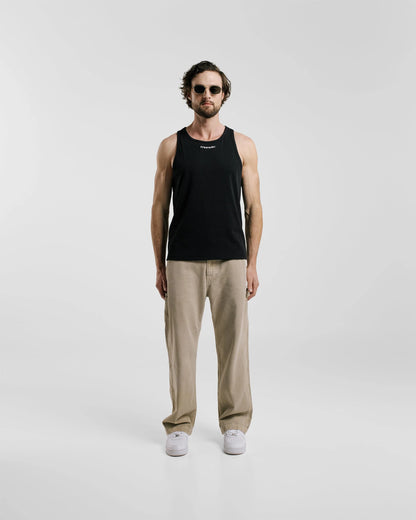 PANTALONES MONOIC STUDIO WORK TAUPE - FRONT OF