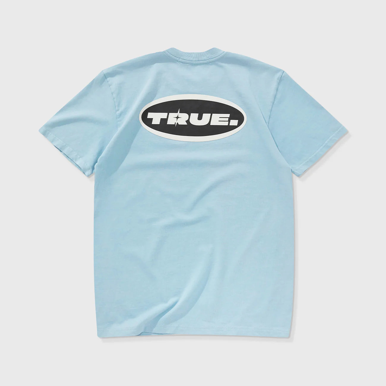 MOONLIGHT REGULAR T-SHIRT PASTEL BLUE - FRONT OF