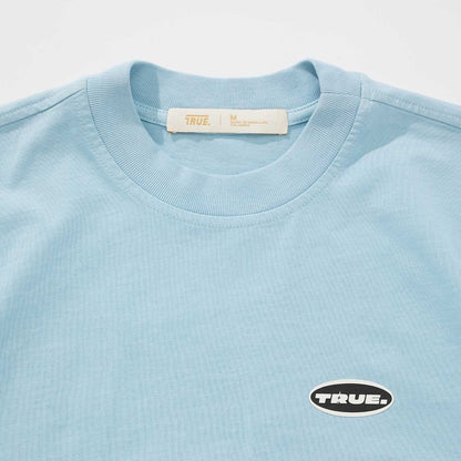 MOONLIGHT REGULAR T-SHIRT PASTEL BLUE - FRONT OF