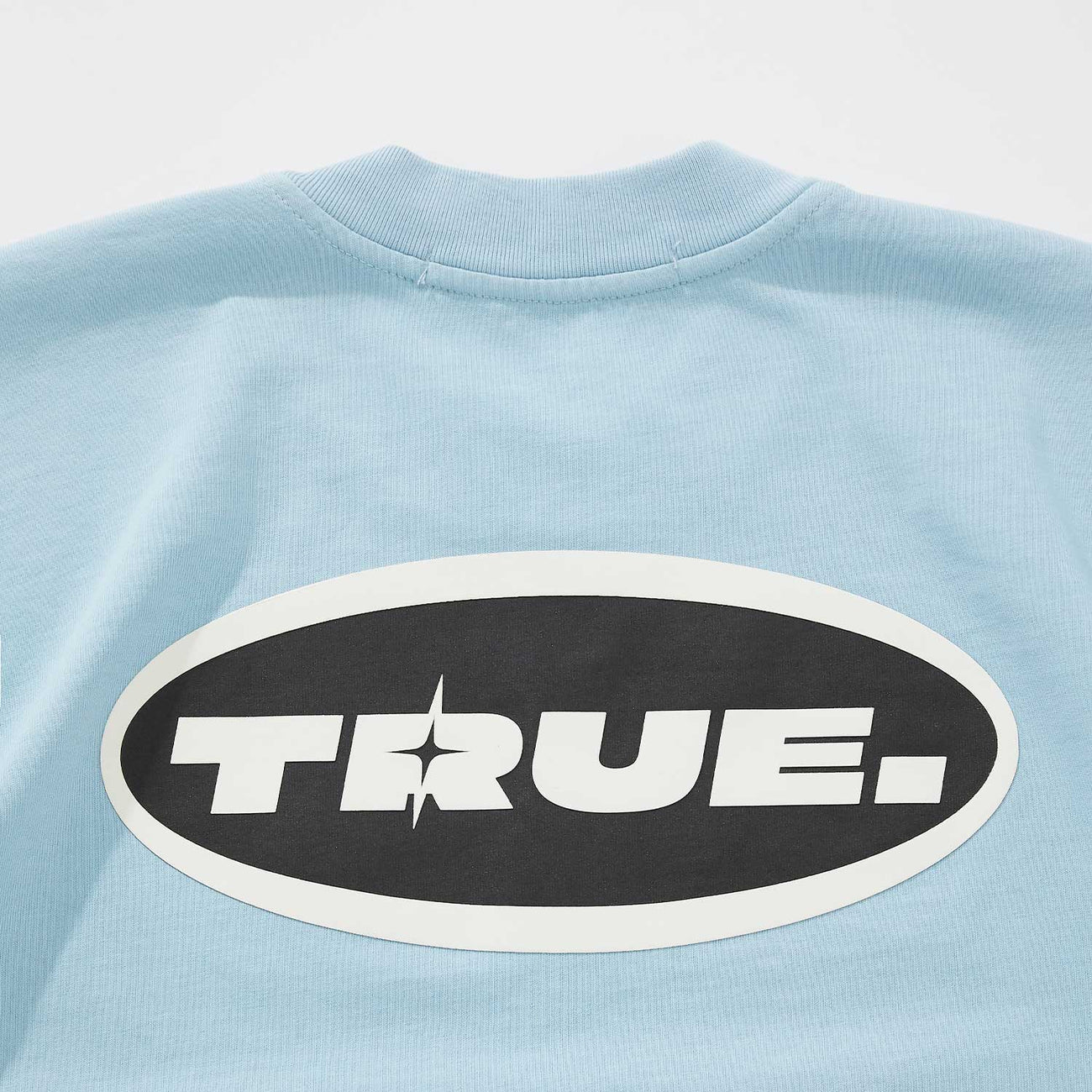 MOONLIGHT REGULAR T-SHIRT PASTEL BLUE - FRONT OF