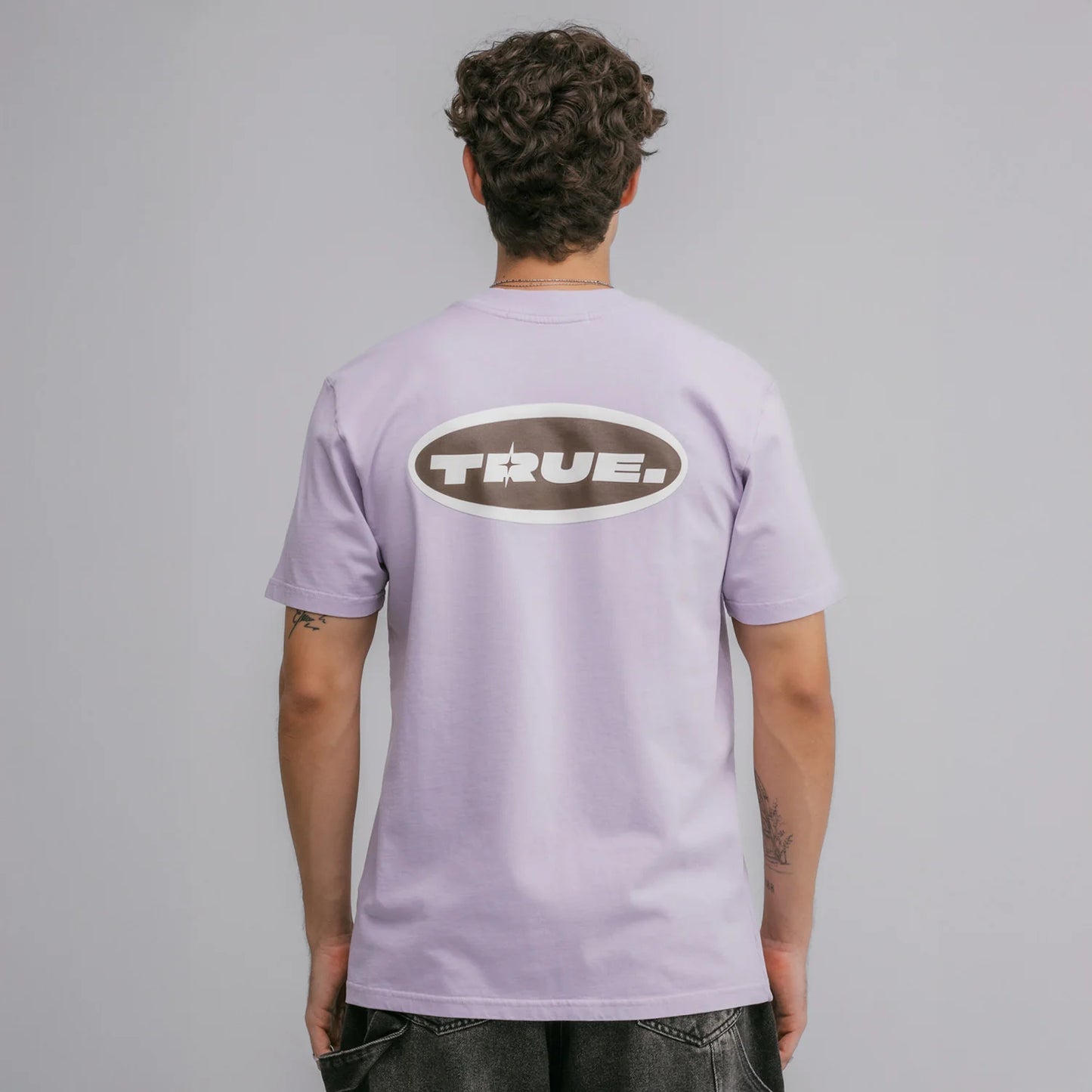MOONLIGHT REGULAR T-SHIRT LILAC - FRONT OF