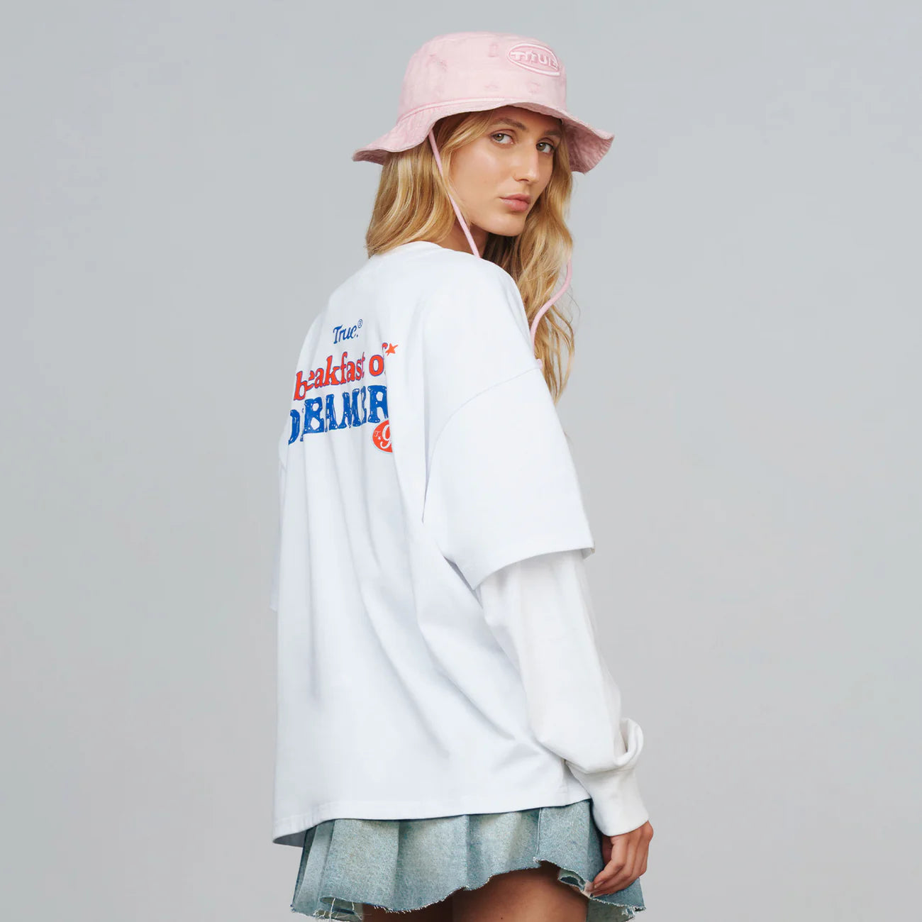 MY CEREAL BOXY TEE WHITE - FRONT OF