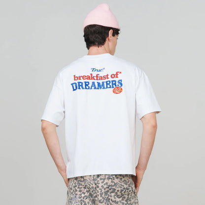 MY CEREAL BOXY TEE WHITE - FRONT OF