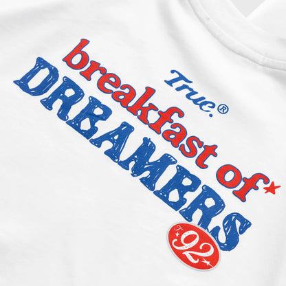 MY CEREAL BOXY TEE WHITE - FRONT OF