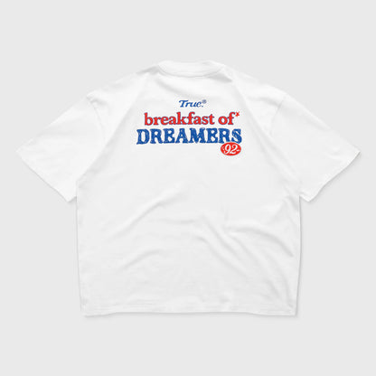 MY CEREAL BOXY TEE WHITE - FRONT OF