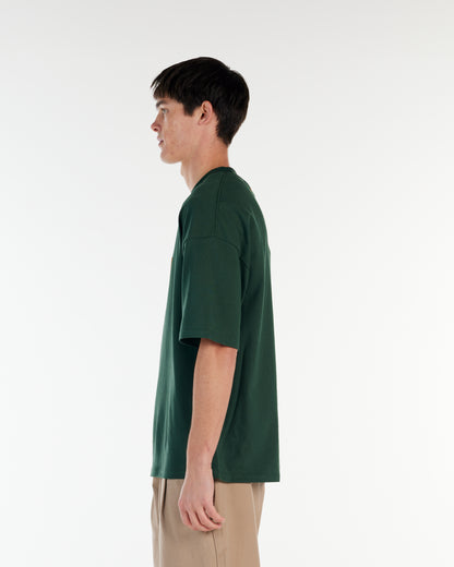 EMERSON T-SHIRT GREEN - FRONT OF.