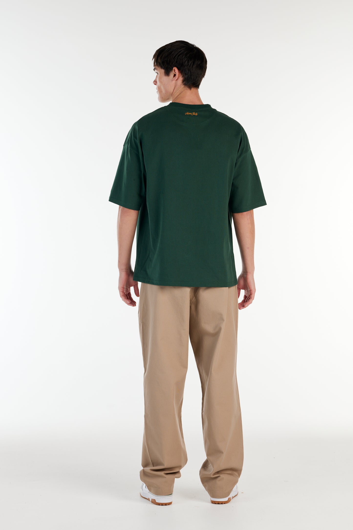EMERSON T-SHIRT GREEN - FRONT OF.
