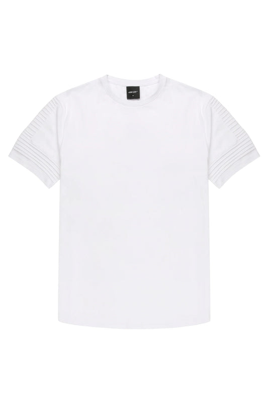 THE MAVERICK T-SHIRT WHITE - FRONT OF.