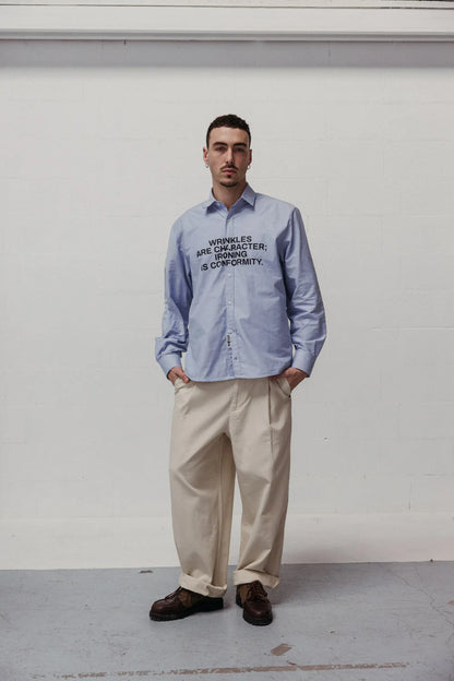 CAMISA WRINKLES - FRONT OF.