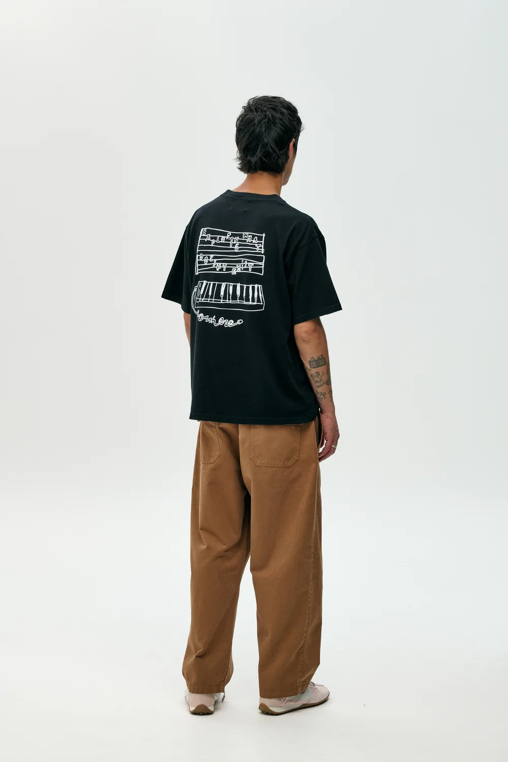CAMISETA KEYBOARD BLACK - FRONT OF