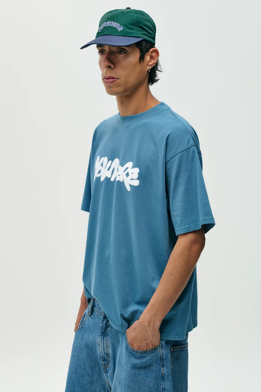 CAMISETA NOWHERE BLUE - FRONT OF