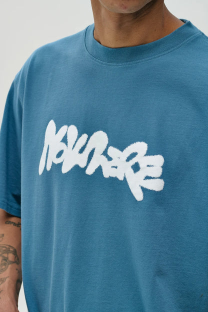 CAMISETA NOWHERE BLUE - FRONT OF