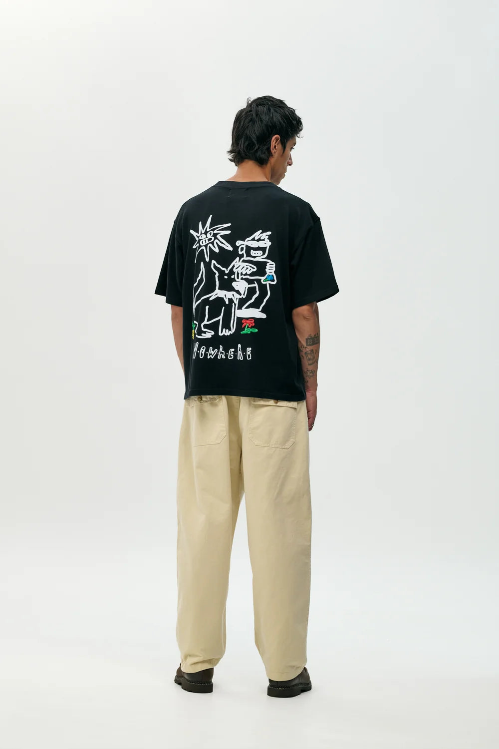 CAMISETA DOG NEGRA - FRONT OF