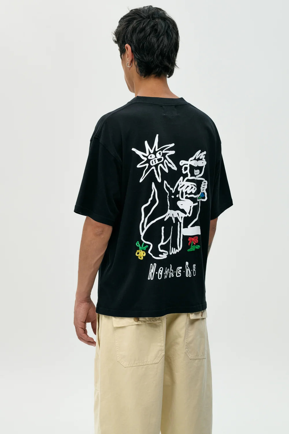 CAMISETA DOG NEGRA - FRONT OF