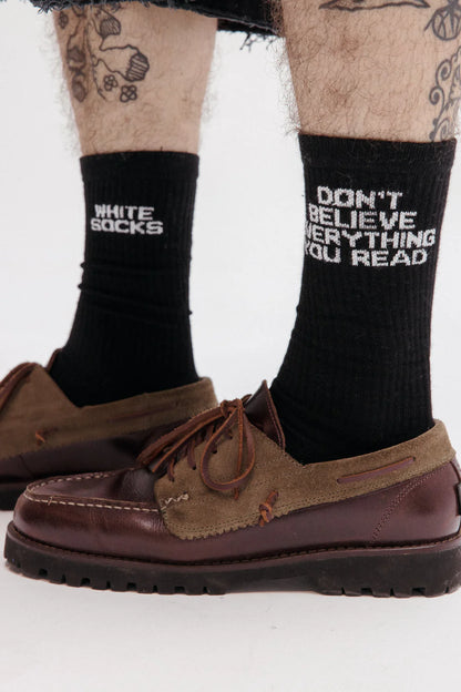 CALCETINES DON´T BELIEVE BLACK