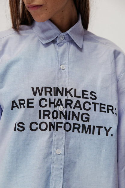 CAMISA WRINKLES - FRONT OF.