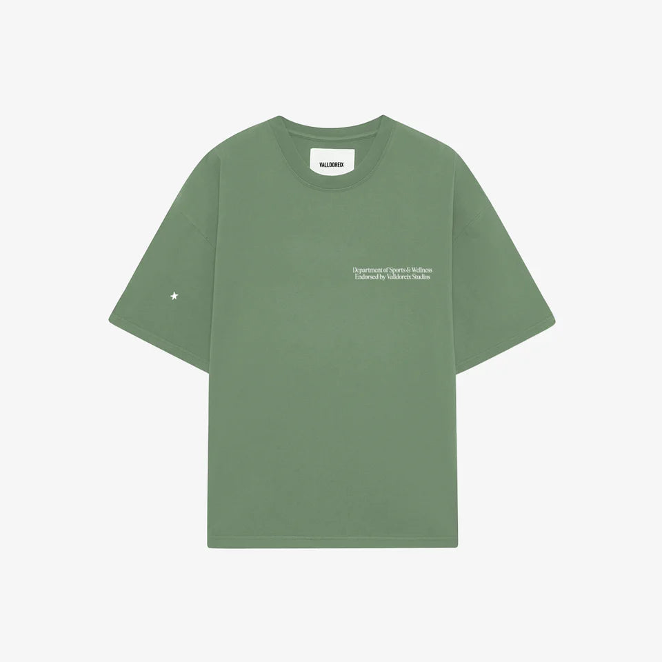 T-SHIRT NEIGHBORHOOD TENNIS PARTNER GREEN - FRONT OF