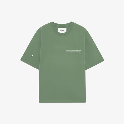 T-SHIRT NEIGHBORHOOD TENNIS PARTNER GREEN - FRONT OF