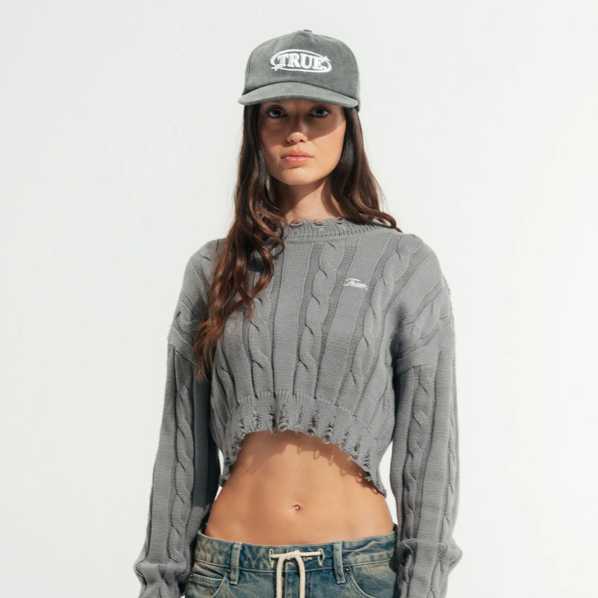 ORBIT GOLFER CAP GRAY - FRONT OF