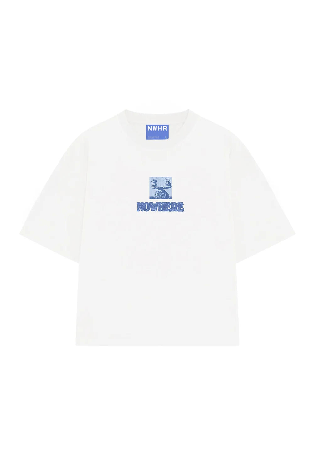 CAMISETA ALL THE PEACE I NEED BLUE - FRONT OF