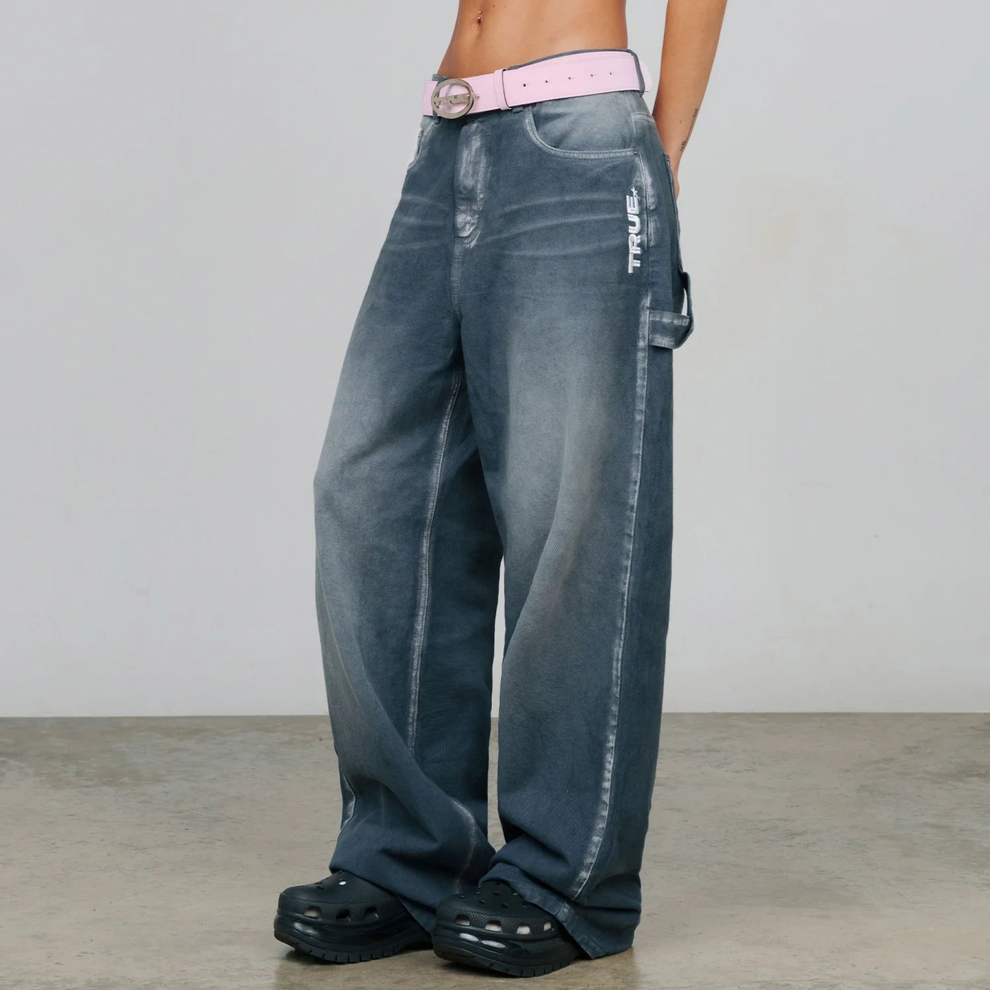 RACING CARPENTER JEANS GRAY - FRONT OF