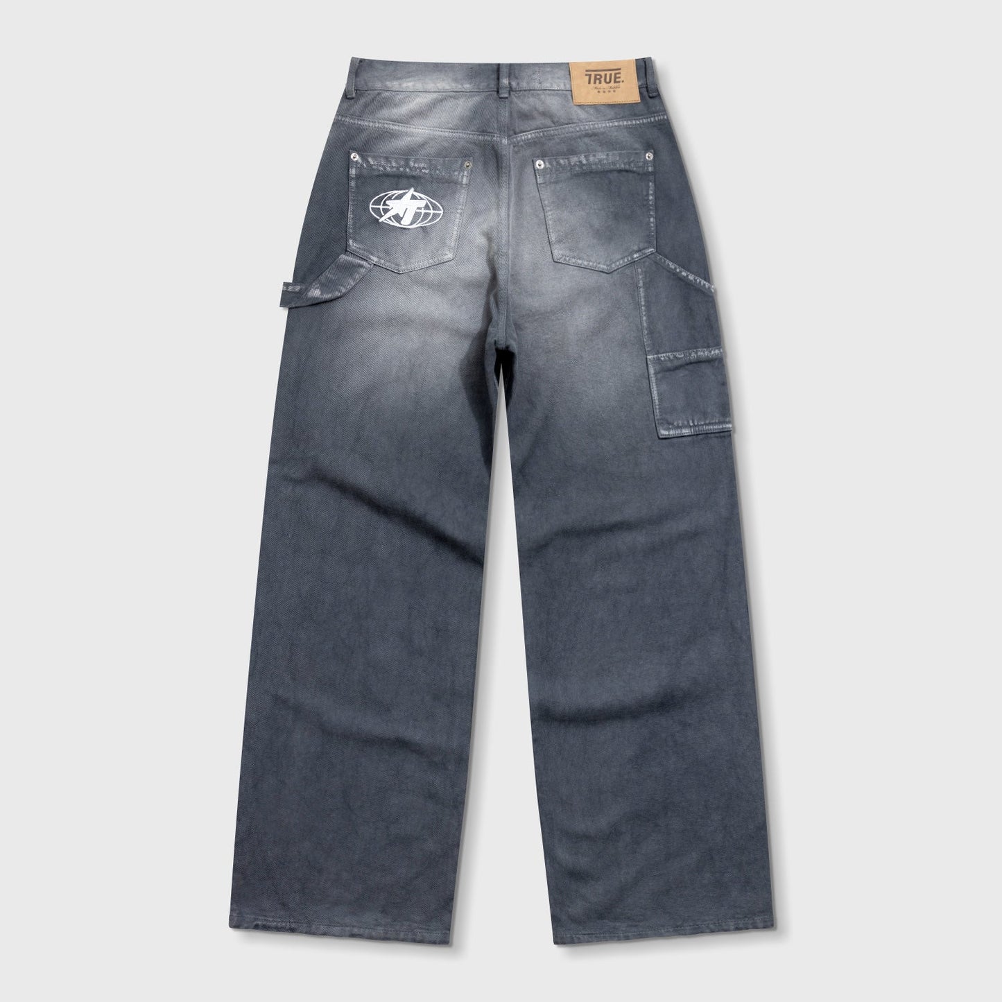 RACING CARPENTER JEANS GRAY - FRONT OF