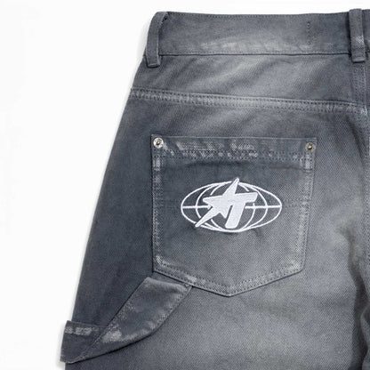 RACING CARPENTER JEANS GRAY - FRONT OF