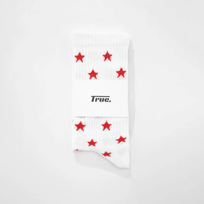 CALCETINES RED STARS WHITE - FRONT OF