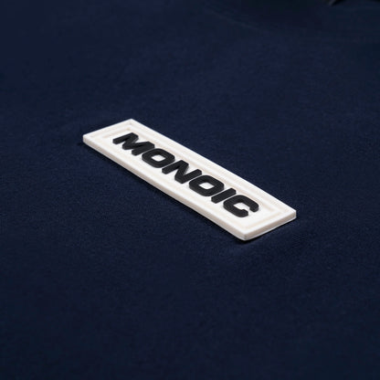 BASIC OVERSIZED T-SHIRT NAVY BLUE - FRONT OF