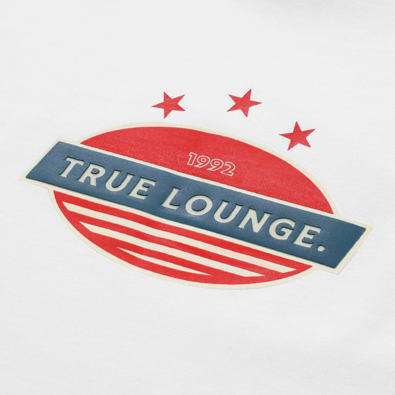 RETRO RANGLAN BOXY T-SHIRT WHITE/RED - FRONT OF.